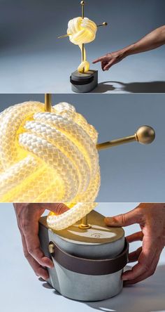 Ahoy Table Lamp Brings Charm of Sailor’s Knot to Your Living Room Brutalism Aesthetic, Sailor Knots, The Bauhaus, Bauhaus Design, Design Movements, Brutalism