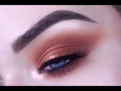 Jeffree Star Androgyny, Androgyny Palette, Copper Eye Makeup, Eye Makeup Cut Crease, Diy Eye Cream, Copper Eye, Makeup Youtube, Youtube Makeup, Red Copper