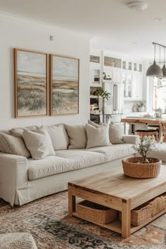 the living room is clean and ready for us to use in its new owner's home