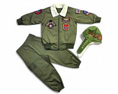 Military Jacket-Custom Bomber Jacket-Sherpa Jacket-Motorcycle Jacket-Varsity Jacket-Halloween Costume - - Made to order. - - For personalization, the name will be embroider in the patch on the front! - - Our costumes are entirely handmade. - - For adult, ADULT JACKET has to be selected from both variation options! - - Pants are available in 3 different colors! - - Materials: Cotton - - Contents of variations! SuitIncludes jacket, hat and pants (no personalization!). Suit+FrontNameIncludes jacket Military Style Winter Outerwear For Cosplay, Military Style Outerwear For Winter Cosplay, Military Style Biker Jacket For Winter, Military Style Long Sleeve Biker Jacket For Winter, Long Sleeve Biker Jacket For Cosplay, Winter, Long Sleeve Biker Jacket For Cosplay In Winter, Winter Long Sleeve Biker Jacket For Cosplay, Winter Cosplay Biker Jacket With Long Sleeves, Green Biker Outerwear For Winter