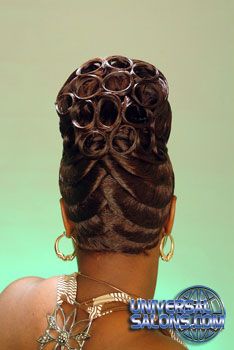 Black Women Updo Hairstyles, Black Hair Updo Hairstyles, French Roll, Roll Hairstyle, Updo Styles, Hair Salons, 90s Hairstyles, Funky Hairstyles