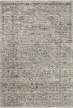 an area rug with grey and blue colors