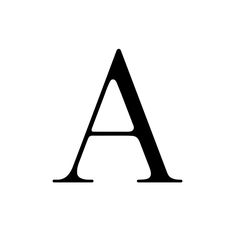 the letter a is made up of black letters