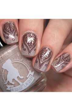 Mandala Love - UberChic Mini Nail Stamping Plate – UberChic Beauty Nexgen Nails Colors, Ongles Gel French, Nagel Stamping, Mandala Nails, Nexgen Nails, Stamping Nail Art, Stamping Plates, Cool Nail Designs, Nail Art Inspiration