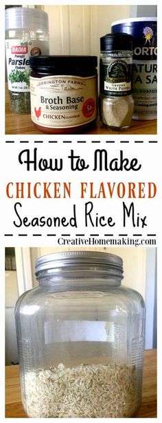 how to make chicken flavored seasoned rice mix