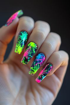 firework-nails Firework Nails, Fireworks, Light Up, Color Design, Nail Designs, Energy, Nails, 10 Things, Color