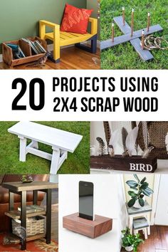 20 projects using 2x4 scrap wood