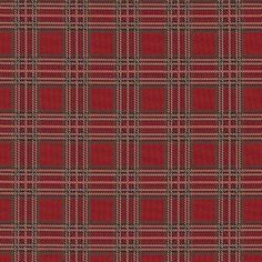 a red and black plaid fabric