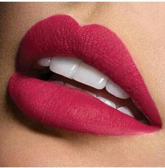 Lips make up Matte Red Lips, Party Make-up, Smoky Eyes, Sephora Beauty, Braut Make-up, Pink Lipstick, Kiss Makeup