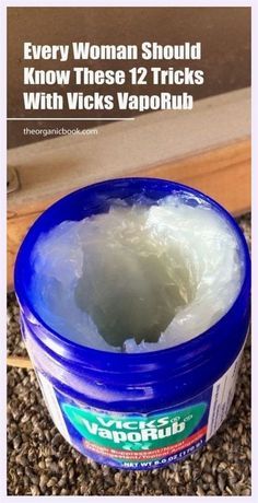 Vicks Vapor Rub, Vicks Vapor, Vicks Vaporub Uses, Uses For Vicks, Sick Remedies, Vapor Rub, Medical Health, Home Health Remedies, Vicks Vaporub