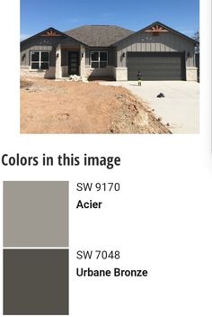 the color scheme for this house is gray