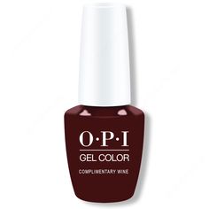 Opi Wine Gel Polish Colors, Como Se Llama Opi, Opi Complimentary Wine, Red Gel Nails, Shades Of Maroon, Regular Nail Polish, Opi Colors, Nail Products, Gel Lacquer