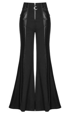 Luna Oscura Flare Trousers | Punk Rave Australia White Monokini, Statement Shoes, Garment Fabric, Maxi Shirts, Punk Rave, Punk Outfits, Maxi Shirt Dress, Flare Trousers, Goth Outfits