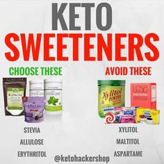 Keto Sweetners, Keto Fast Food Options, Lazy Keto, Sides Recipes, Keto Sweets