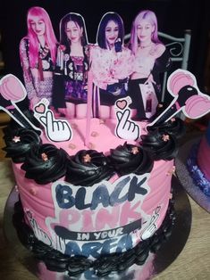 My Blackpink cake😍 Blackpink Rose, Birthday Cake, Pasta, Cake