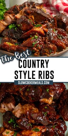 the best country style ribs in slow cooker meats are easy to make and delicious