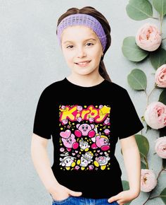 The kids heavy cotton tee is perfect for everyday use. The fabric is 100% cotton for solid colors. Polyester is included for heather-color variants. These fabrics are prime materials for printing. The shoulders have twill tape for improved durability. The collar is curl resistant due to ribbed knitting. There are no seams along the sides.  .: Made with 100%, midweight (5.3 oz/yd² (180 g/m US cotton that feels soft to the touch and a great choice for any season. .: The crew neckline along with the tee's classic fit, deliver a timeless style that is perfect for daily use. .: All t-shirts come with pearlized, tear-away labels for total comfort and a scratch-free experience. .: Made using ethically grown and harvested US cotton. Gildan is also a proud member of the US Cotton Trust Protocol ens Kawaii T-shirt With Character Print For Fans, Kawaii T-shirt With Cartoon Print For Fans, Kawaii Cartoon Print T-shirt For Fans, Cartoon Style Cotton Top With Letter Print, Cotton Cartoon Style Tops With Letter Print, Cotton Cartoon Print Tops, Cotton Cartoon Character Print Tops, Cotton Cartoon Tops With Character Print, Cotton Tops With Cartoon Character Print