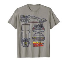 PRICES MAY VARY. Officially Licensed Back To The Future Apparel 18NVBF00047A-001 Lightweight, Classic fit, Double-needle sleeve and bottom hem Back To The Future Delorean, Back To The Future, To The Future, Logo T Shirt, Branded T Shirts, Tshirt Logo, The Future, Top Styles, Fashion Branding