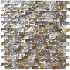 an image of a mosaic tile pattern that looks like it is made out of mother of pearl