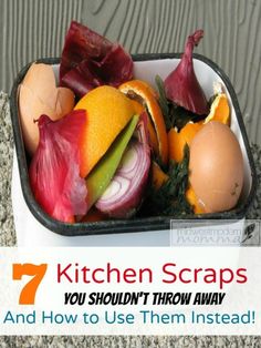 a container filled with lots of food on top of a counter next to an egg