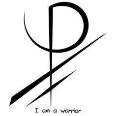 Symbol Symbol For Warrior, Warrior Rune, Warrior Symbol Tattoo, Sigil Athenaeum, Warrior Symbols, Tipografi 3d, Cool Symbols