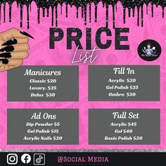 A+ Nails Prices. There are any references about A+ Nails Prices in here. you can look below. I hope this article about A+ Nails Prices can be useful for you. Please remember that this article is for reference purposes only. #a+ #nails #prices Free Online Nail Tech Courses, Nail Tech Price List Template, Nail Tech Price List, Nail Price List, Nail Salon Prices, Salon Price List, Mobile Nails, Usa Nails