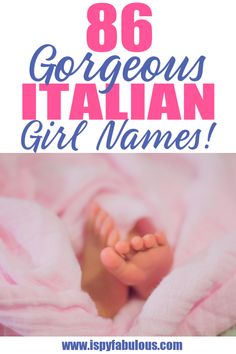 Italian Names Girl, Italian Baby Girl Names, Italian Girl Names, Italian Names, L Baby Names, List Of Girls Names, Middle Names For Girls, Italian Baby Names