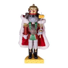 27 Best German Christmas Decorations You'll Love (2021) African American Fairy, Mouse King Nutcracker, King Nutcracker, Nutcracker Characters, Nut Crackers, Wooden Nutcracker, Glinda The Good Witch