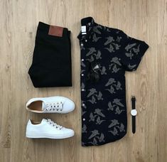 Clothes Combinations, Half Shirt, Mens Business Casual Outfits, Men Stylish Dress