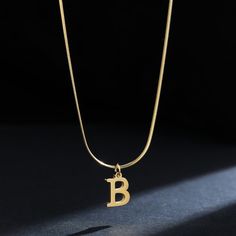 Let your style shine with this A-Z Alphabet Gold Plated Stainless Steel Pendant Necklace! Crafted of durable gold-plated stainless steel for a lasting shine, this stylish necklace will have you looking like a timeless fashionista. Make a statement today. Black Friday Jewelry, Mens Stainless Steel Rings, Jewelry Organizer Storage, Letter Pendant Necklace, Initial Necklace Gold, Natural Stone Bracelets, Waterproof Jewelry, Trendy Necklaces, Mens Beaded Bracelets