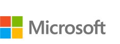 the microsoft logo on a white background