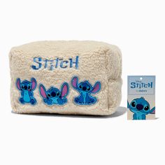 Disney Stitch Claire's Exclusive Cozy Makeup Bag Stitch Merch, Cozy Makeup, Kitty Room, Hello Kitty Room Decor, Hello Kitty Rooms, Some Makeup, Beauty Supplies, Fashionable Jewelry, Disney Stitch