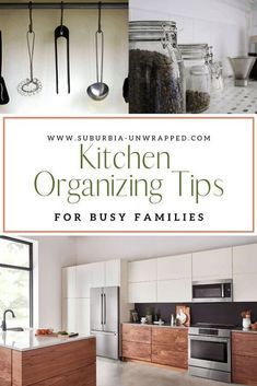 kitchen organizing tips for busy families