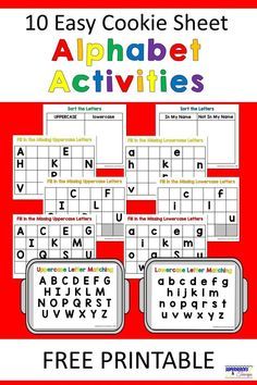 the alphabet worksheet for kids to learn how to use it with this free printable