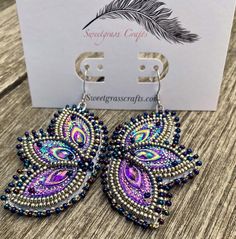 Hey, I found this really awesome Etsy listing at https://www.etsy.com/listing/792887830/peacock-earrings-native-american-beaded Purple Jewelry For Mardi Gras, Mardi Gras Colorful Beaded Jewelry Gift, Mardi Gras Colorful Beads Jewelry Gift, Mardi Gras Gift Jewelry With Colorful Beads, Silver Teardrop Beaded Earrings With Colorful Beads, Handmade Iridescent Jewelry In Butterfly Shape, Handmade Iridescent Butterfly Jewelry, Silver Teardrop Earrings With Colorful Beads, Iridescent Butterfly-shaped Handmade Jewelry