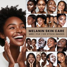 ChatGPT 🌟 Introducing the "Melanin Skincare Stock Image Collection! 🌟 ✨ What's Inside? Elevate your skincare brand with our stunning collection of ai generated 120 post and story-size images featuring melanin women with glowing, dewy skin. Perfect for skincare ads, these images showcase a range of skincare routines, from gentle face washes and invigorating scrubs to luxurious face masks. Whether you're creating social media content, building a brand, or enhancing your digital marketing strategy, these high-quality images will make your products shine! 📸 120 Post & Story-Size Images 🌿 Dewy Skin, Face Wash, Scrubs, and Masks 🌟 Ideal for Skincare Ads & Campaigns 🎨 Editable in Canva 🎁 Bonus Items Included! When you purchase the "Melanin Skincare" collection, you'll also receive these am Skincare Ads, Gentle Face Wash, Melanin Skin, Facebook Content, Skincare Collection, Skincare Routines, Digital Marketing Business, Skincare Brand, Dewy Skin