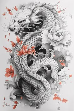 Dragon Back Piece, Moments Tattoo, Mjolnir Tattoo, Black Dragon Tattoo, Floral Arm Tattoo, Tiger Tattoo Sleeve, Red Dragon Tattoo, Tattoo Designs Drawings