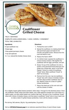 a menu for a grilled cheese sandwich