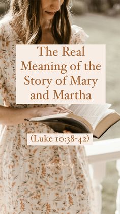 the real meaning of the story of mary and martha