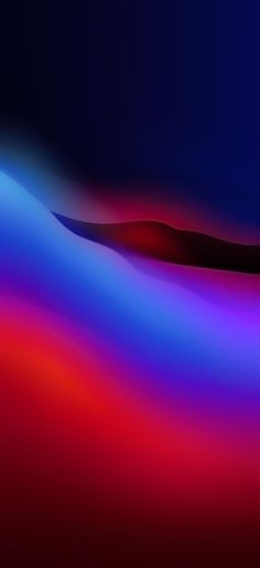 an abstract painting with blue, red and purple colors