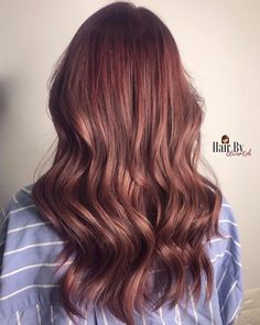 Highlights To Brown Hair, Red To Brown Hair, Strawberry Brunette, Strawberry Brown Hair, Blond Rose, Underlights Hair, Rambut Brunette, Reddish Brown Hair