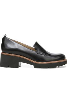 Naturalizer Darry Leather Loafer (Women) | Nordstrom Office Slip-on Platform Loafers With Lug Sole, Medium Width Slip-on Platform Loafers For Work, Casual Platform Loafers With Lug Sole For Business Casual, Classic Platform Loafers With Lug Sole For Spring, Slip-on Platform Loafers With Removable Insole For Fall, Trendy Leather Footbed Platform Loafers For Fall, Trendy Platform Loafers With Leather Footbed For Fall, Fall Platform Loafers With Removable Insole, Leather Platform Oxfords For Work