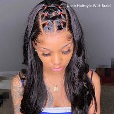 Rubber Band Hairstyles, Baby Hair Brush, Hair Knot, Remy Human Hair Wigs, Frontal Wig, Bleached Hair, Black Natural Hairstyles, Lace Frontal Wig, Hair Waves