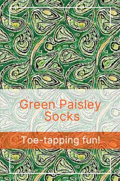 Get ready to rock the pins with the most stylish and vibrant paisley socks on the block! These fashion-forward pieces will transform your everyday look into an extraordinary one and make you the talk of the town. Be prepared to receive compliments left and right with these fabulous socks. Don't miss out on this fun and colorful trend – it's time to level up your sock game! Toe-tapping fun! Sock Game, Talk Of The Town, The Talk, The Block