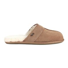 Ugg Australia Men's Sheepskin 10sz Classic Brown Slippers With Suede Lining, Classic Brown Sheepskin Slippers, Classic Slippers With Sheepskin And Suede Lining, Classic Sheepskin Slippers With Round Toe, Classic Sheepskin Slippers With Suede Lining, Classic Suede Winter Slippers, Classic Suede Slippers, New Uggs, Brown Shoes Men