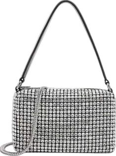 Silver Clutch Purse, Sparkly Purse, Rhinestone Purse, Silver Clutch, Silver Bags, Crossbody Bags For Women, Evening Purse, Evening Wedding, Silver Rhinestone