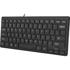 Adesso SlimTouch Mini Keyboard AKB-111UB SpadezStore Caps Lock, Keyboard Black, Mini Keyboard, Numeric Keypad, Usb Charging Station, Infrared Thermometer, Space Saver, Desktop Computers