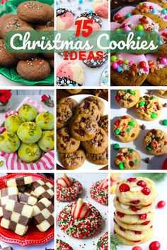 Roundup of festive and fun Christmas Cookies from greedy eats.com Nyc Style Cookies, Super Easy Sugar Cookies, Festive Christmas Cookies, Ginger Cookie Recipes, Recipes Using Cake Mix