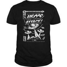 UFO's attack! T-Shirts & Hoodies Comic T Shirt, Matt Holt, Kids Graphics, Outdoor Tv, Flying Saucer, Great T Shirts