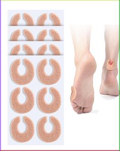 PRICES MAY VARY. Protect and cushion calluses on the bottom of your feet and heels with MYMULIKE horse shoe shaped felt callus pads. These generous foot cushions are approximately 1/8” thick. Across the top measures approximately 1.9”, the bottom 1.7” and 2” tall. The width of the interior of the U is approximately 0.6” Reduce friction and prevent calluses. The medical grade felt used in our callus pads helps prevent sensitive areas on your foot from rubbing against socks and shoes, preventing c Man Pad, Callus Removal, Heel Pain, Foot Health, Heels Boots, Foot Pain, Shoes High, Normal Life, Cushion Pads